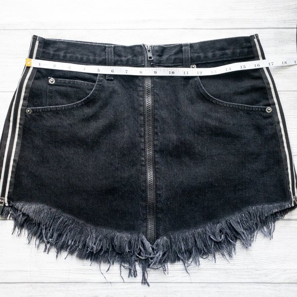 Carmar Beatrice Zipper Front Denim Skirt, 29 - Picture 5 of 8